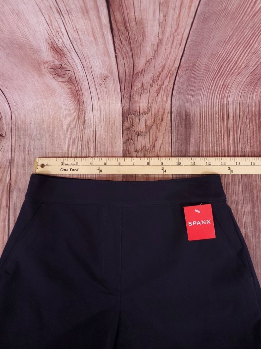 *READ* NWT Spanx Womens Size XS Polished 4" Shorts Pull On Navy Blue 20368R - Picture 14 of 16